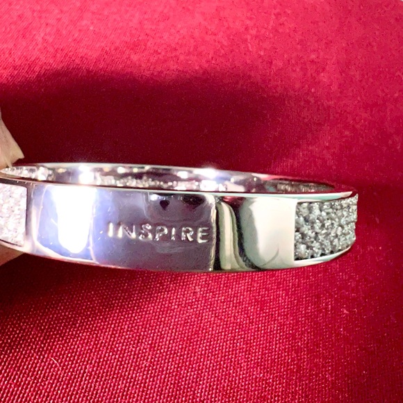 KATE SPADE💥VINAGE💥Inspire Silver Tone Bangle - Picture 10 of 10